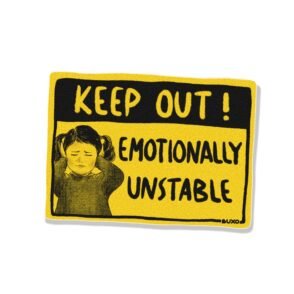 Stiker Warning - Unstable