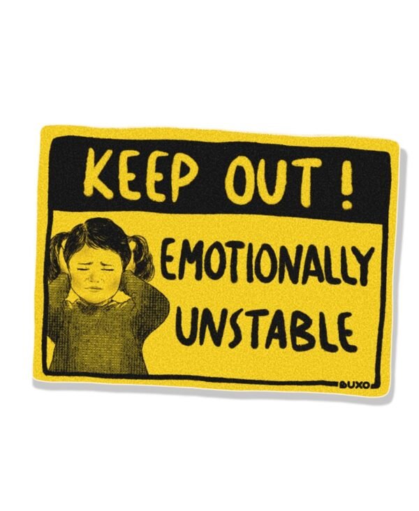 Stiker Warning - Unstable Stiker Warning - Unstable