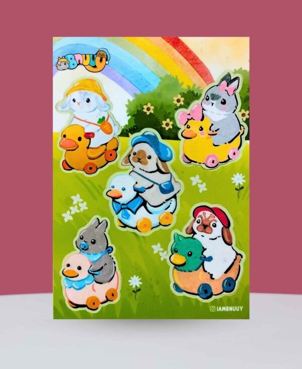 Sticker-Duck Racing Sticker-Duck Racing