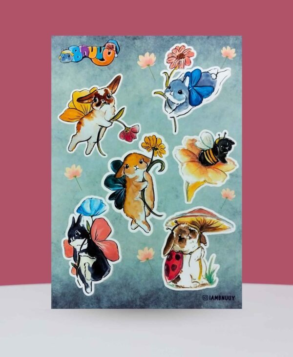 Sticker-Fairy Bunnies