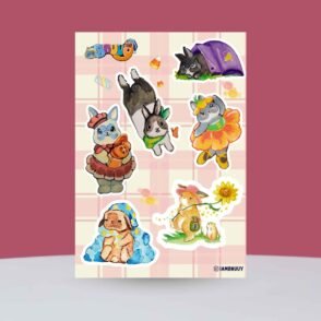 Picnic Bunnies - Sticker