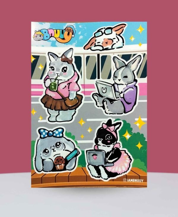 Sticker-Urban Bunnies
